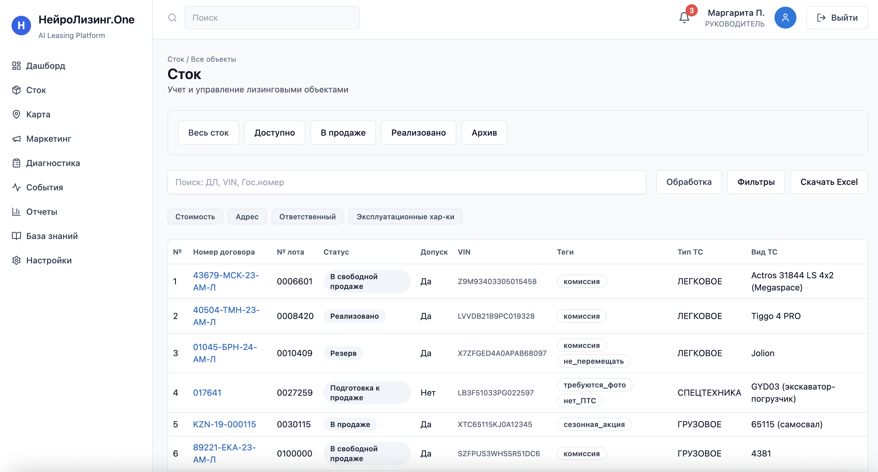 Процессы взыскания